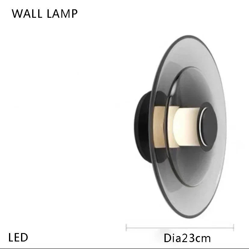 DecorBites™ Clear Glass Ball Ceiling Pendant Lights Luxury Nordic Pendant Lamp Black Gold Dimmable