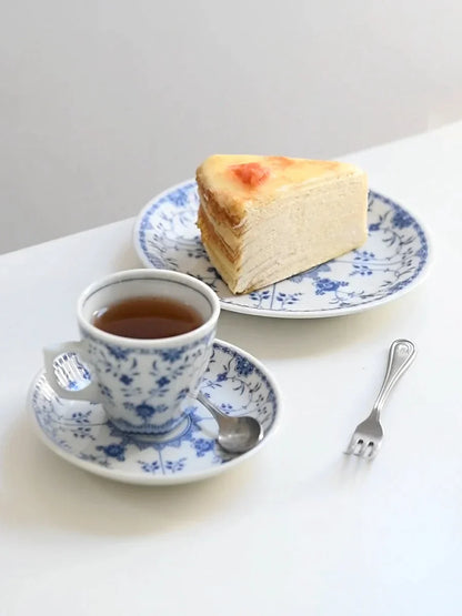 DecorBites™ Blue-and-White Ceramic Dining Set