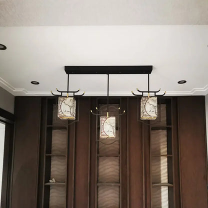 DecorBites™ Chinese-Style Copper Decorative Hall Bedroom Bedside Balcony Bar