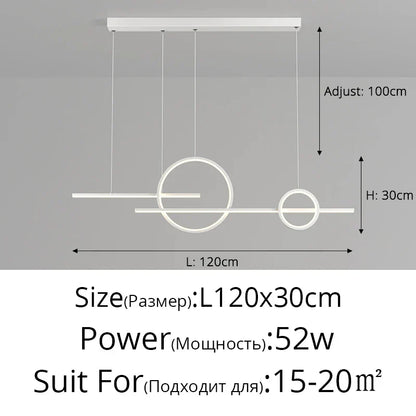 DecorBites™ LED Pendant Light for Home Decor - Indoor Island Dining Bar Kitchen Lamp