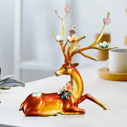 DecorBites™ Deer Peace Porch Decoration Set for Luxe Living Room TV Cabinet