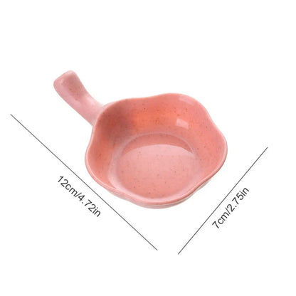DecorBites™ Ceramic Milk Cup Creamer Jug & Seasoning Dish with Handle