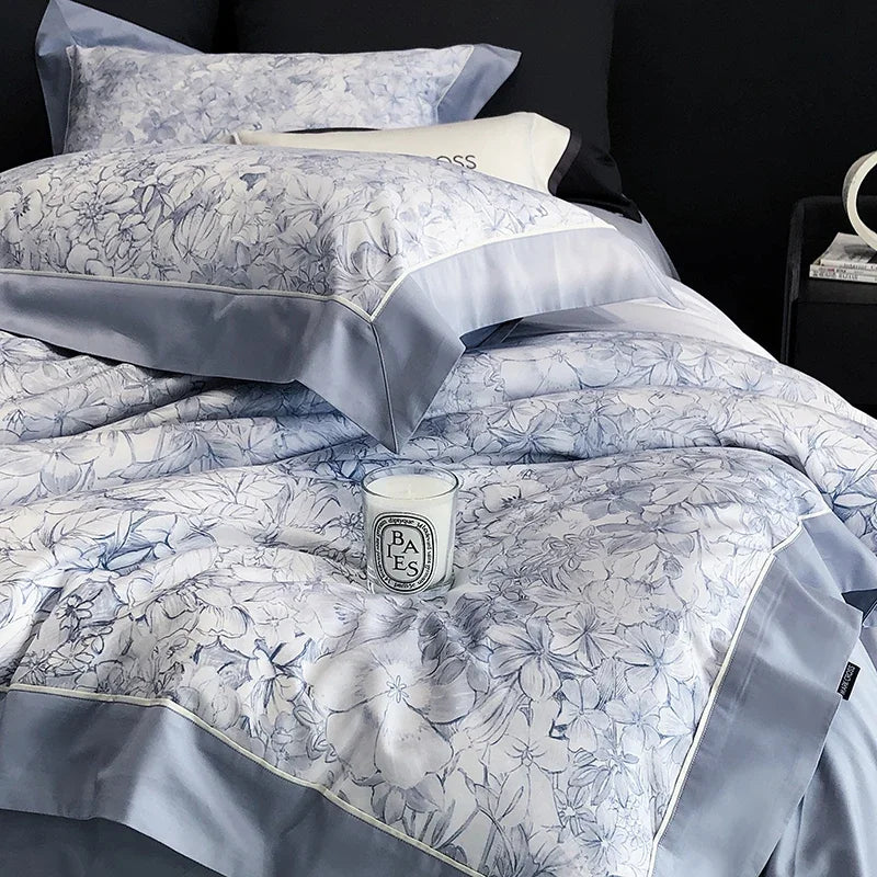 DecorBites™ Egyptian Cotton Bedding Sets Queen King Ru Size Bed Linens