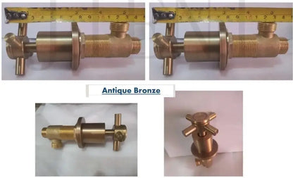 صمام التحكم في المياه من DecorBites™ باللون الأسود لمقبض خلاط صنبور حوض الاستحمام