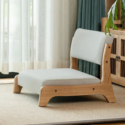 DecorBites™ Legless Tatami Chair with Back Support for Reading & Meditation