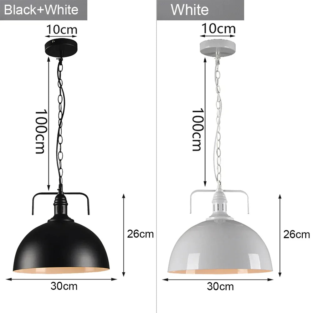 Decorbites™ Industrielle Loft-Hängeleuchte Pendellampe LED Edison Vintage Hängelampe