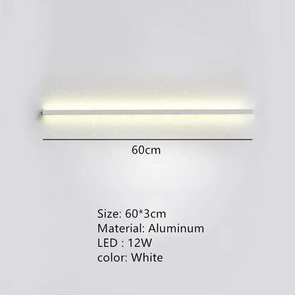 DecorBites™ Dimmable Long Wall Lamp: Stylish Bedroom Light Strip for Master Bedroom, TV Background, Sofa Decor