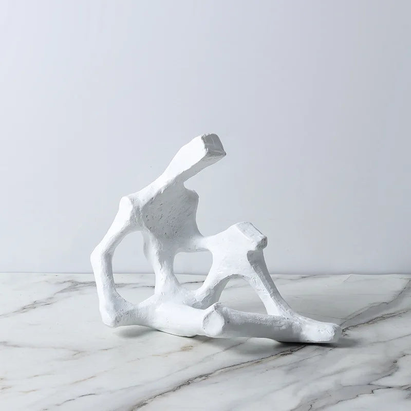 ديكوربايتس™ - منحوتة هيكل عظمي تجريدية | ديكور منزلي