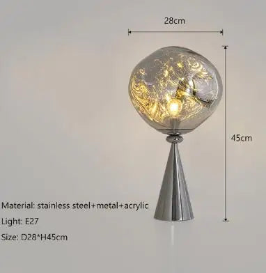 DecorBites™ Lava Glass Wall Lamp: Nordic Design for Home Decor, Living Room, Bedroom