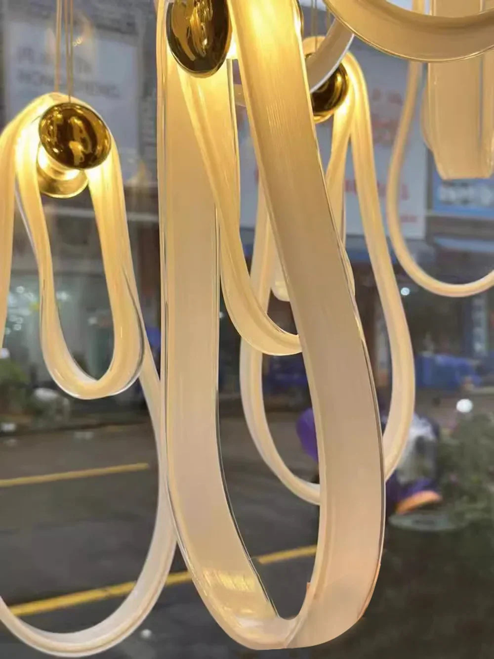 Lámpara colgante LED Decorbites™ para sala de estar y comedor, accesorio de iluminación de lujo