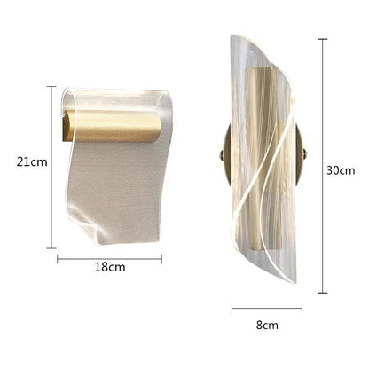 DecorBites™ Heavenly Book LED Wall Lamp - Modern Acrylic Design for Living Room and Bedroom