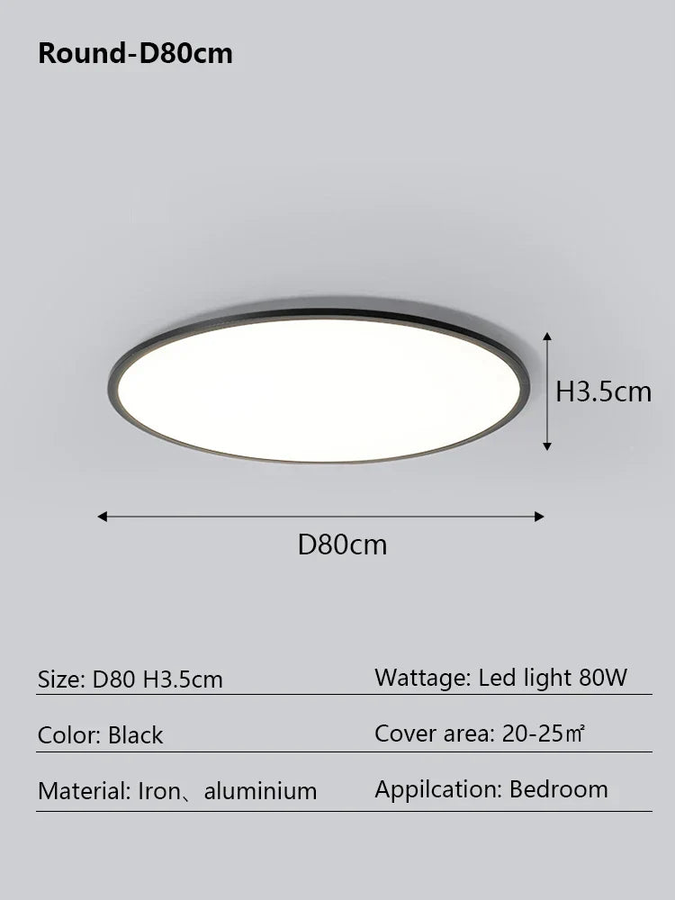 DecorBites™ LED Ceiling Lamp: Modern Minimalist Rectangular Design for Living room, Bedroom, Indoor Lighting