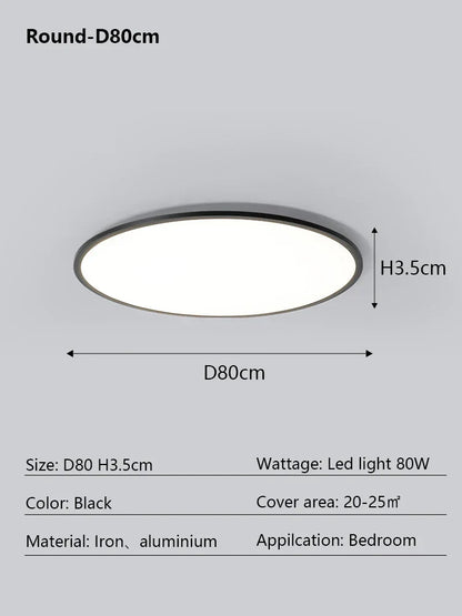 DecorBites™ LED Ceiling Lamp: Modern Minimalist Rectangular Design for Living room, Bedroom, Indoor Lighting