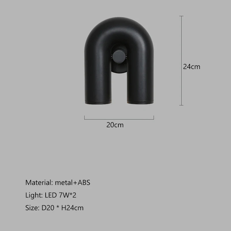 DecorBites™ LED Macaron Pendant Chandelier - Modern U Shape Hanging Lamp