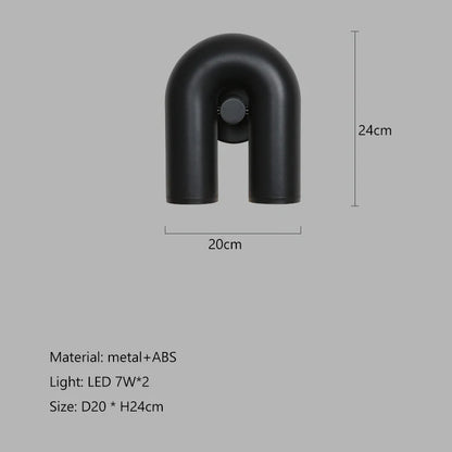 DecorBites™ LED Macaron Pendant Chandelier - Modern U Shape Hanging Lamp