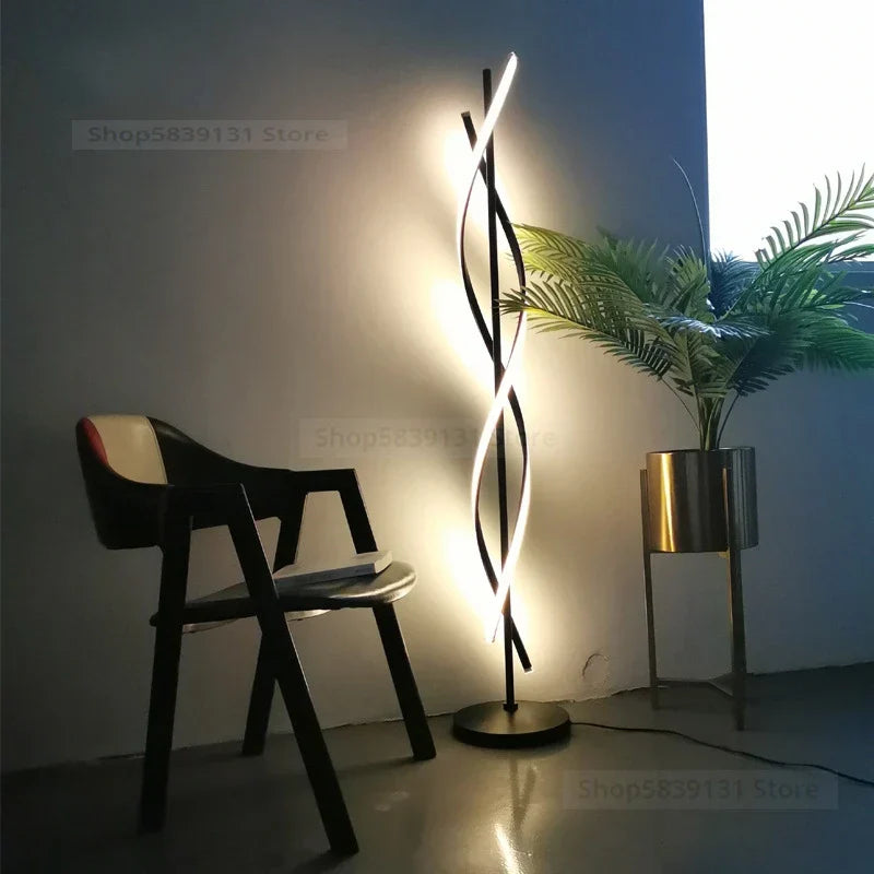 DecorBites™ LED Acrylic Art Floor Lamp Modern Home Décor Living Room Bedroom Light