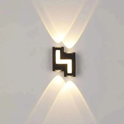 DecorBites™ IP65 LED Wall Lamp for Indoor/Outdoor Waterproof Garden Lighting