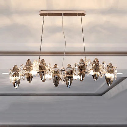 DecorBites™ Kristal 2024 Chandelier LED Light for Dining and Living Room Decor
