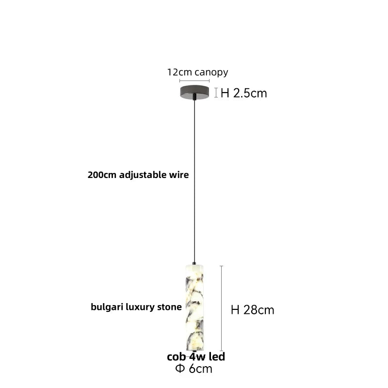 وحدة إضاءة LED نحاسية صفراء من DecorBites™ لغرفة الطعام والمطبخ