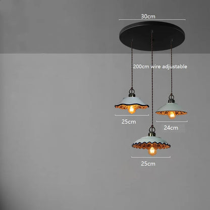 DecorBites™ Ceramic LED Pendant Lamp: Modern Simple Indoor Decor Lighting for Home & Restaurant