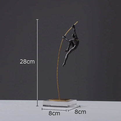 DecorBites™ Gymnastic Acrobat Resin Sculpture Ornaments for Living Room Decor