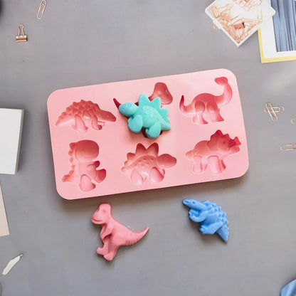DecorBites™ Dino Silicone Cake Mold: Baking, Candy, Soap, Candle Making, Cupcake Decorating