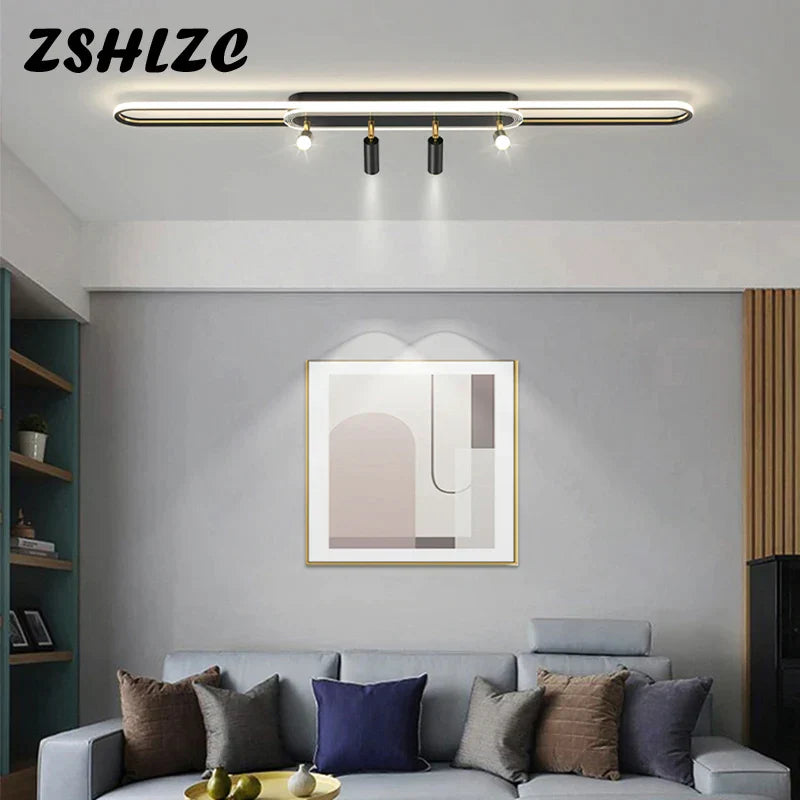 DecorBites™ LED Chandelier: Modern Ceiling Lighting for Living Dining Bedroom Kitchen Aisle