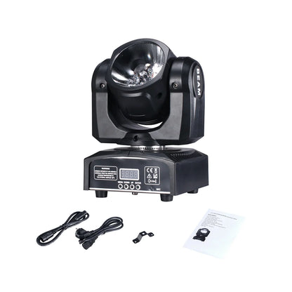 DecorBites™ 65 واط RGBW 4 في 1 Beam Moving Head Light Super Bright DJ Spot Eco DJ Light