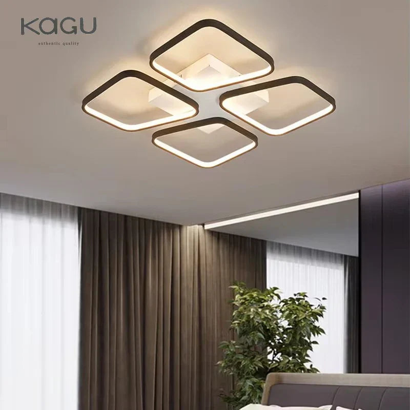 DecorBites™ LED Ceiling Lights: Modern, Stylish, Minimalist Black for Living Room and Restaurant