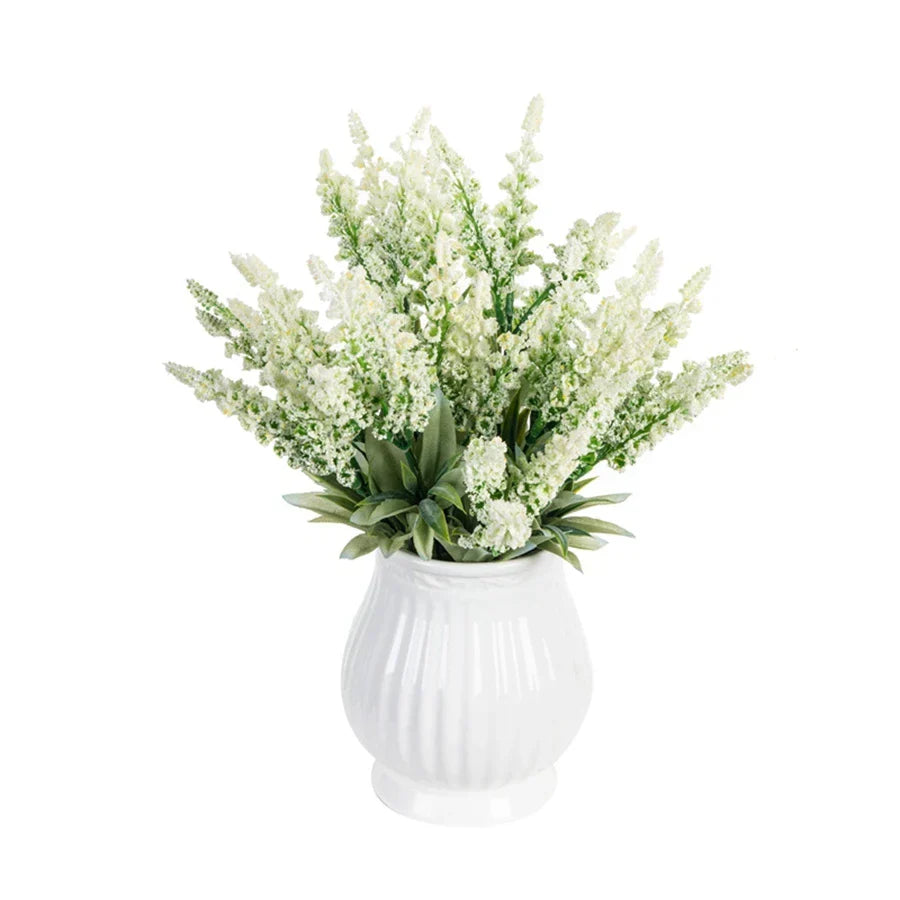 DecorBites™ Lavender Foam Flower Family Room Vase Wedding Bouquet Garden Rose Arch Decoration