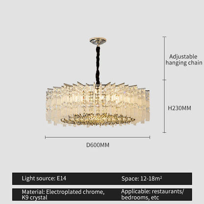 DecorBites™ Crystal Light: Modern Elegant Lighting for Living Room, Dining Room, Bedroom