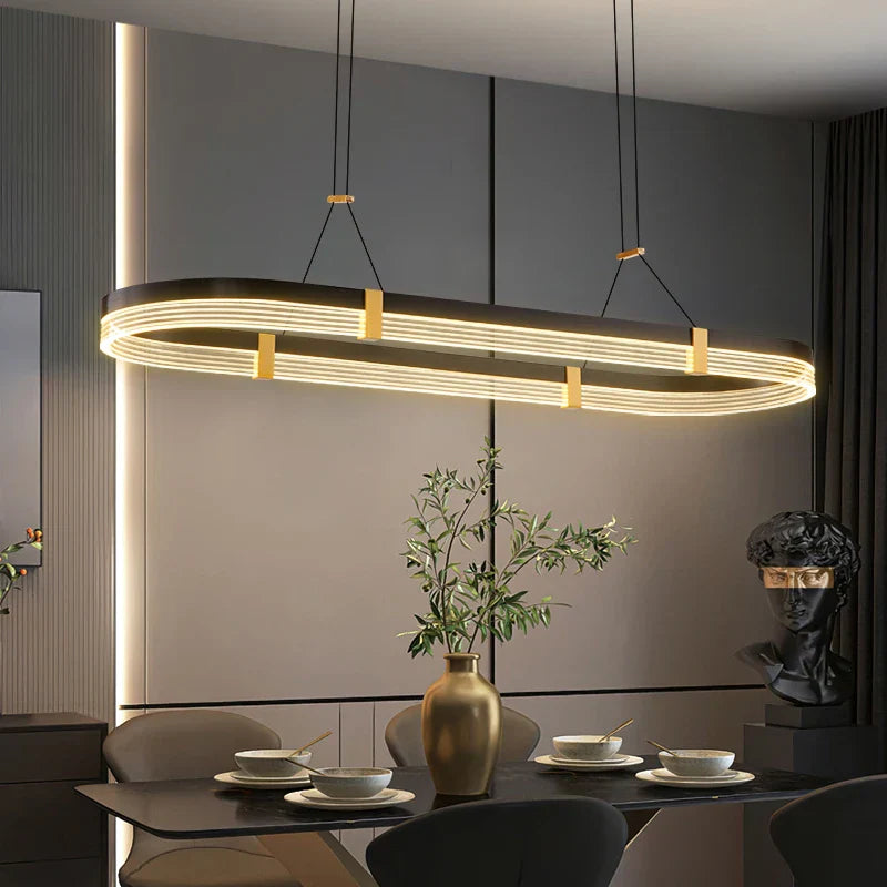 DecorBites™ LED Ceiling Pendant Lights Modern Minimalist Chandelier for Living Room Dining Table Decor