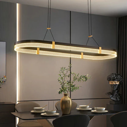 DecorBites™ LED Ceiling Pendant Lights Modern Minimalist Chandelier for Living Room Dining Table Decor