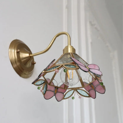 DecorBites™ Clear Glass LED Wall Sconce Nordic Modern Brass Light Fixture Applique Murale