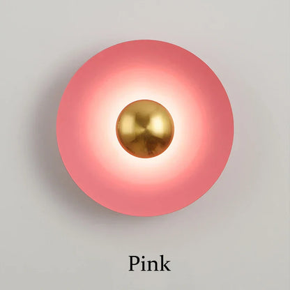 Lámpara de pared LED DecorBites™ Golden Macaroon para dormitorio y sala de estar