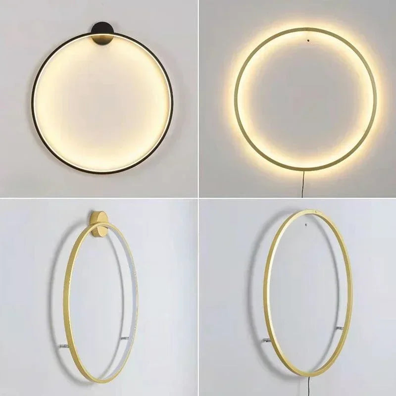 DecorBites™ Circular Wall Lamp LED Lighting for Bedroom Living Room Atmosphere