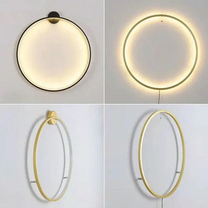 DecorBites™ Circular Wall Lamp LED Lighting for Bedroom Living Room Atmosphere