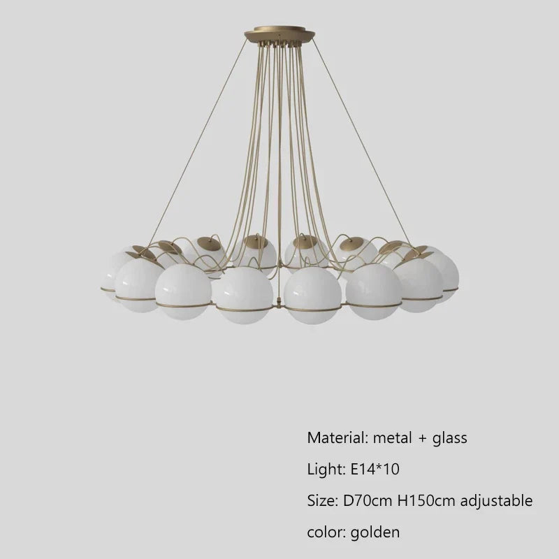 DecorBites™ Glass Shade LED Pendant Lights for Modern Nordic Minimalist Home Decor