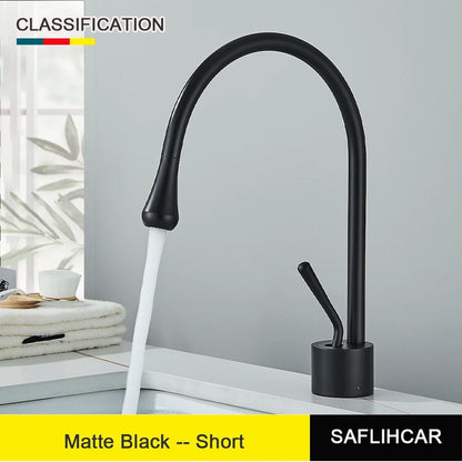Brushed Gold Bathroom Basin Faucet