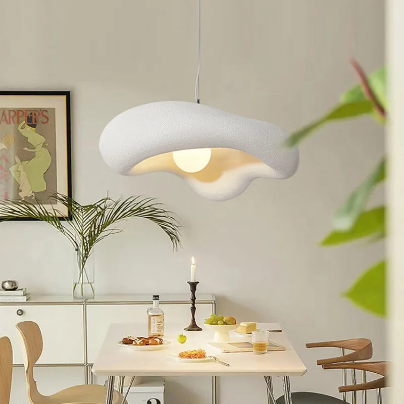 Lámpara colgante LED DecorBites™ Wabi Sabi G9 estilo crema - Lámpara de decoración para el hogar