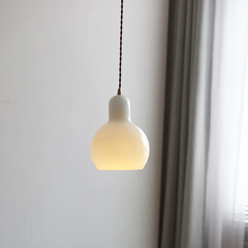 DecorBites™ Glass LED Pendant Lamp | Adjustable Nordic Hanging Light
