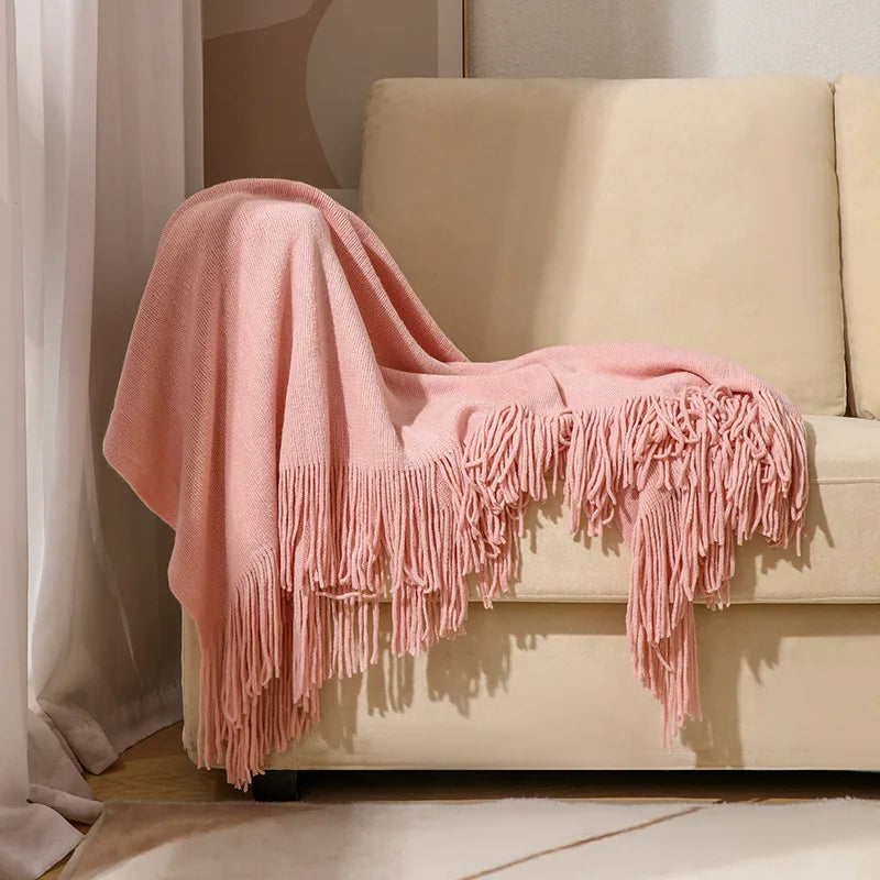 Nordic Wool Sofa Blanket