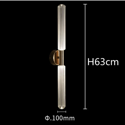 DecorBites™ Glass Tubes Chandelier LED Pendant Lamp for Modern Luxury Lighting