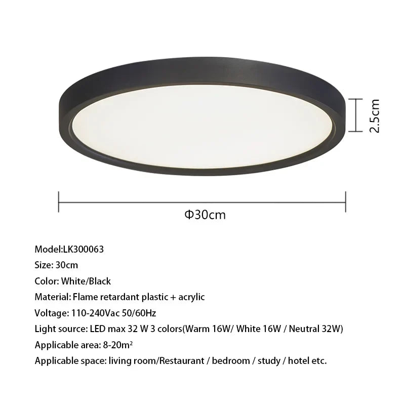 DecorBites™ LED Ceiling Light for Home Lighting - Modern Fixture for Living Room, Bedroom, Kitchen