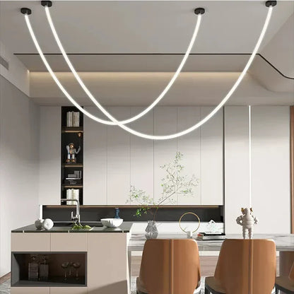 DecorBites™ LED Pendant Lamp: Modern Nordic Design, 360 Degree Luminous for Living Room, Dining Room & Office
