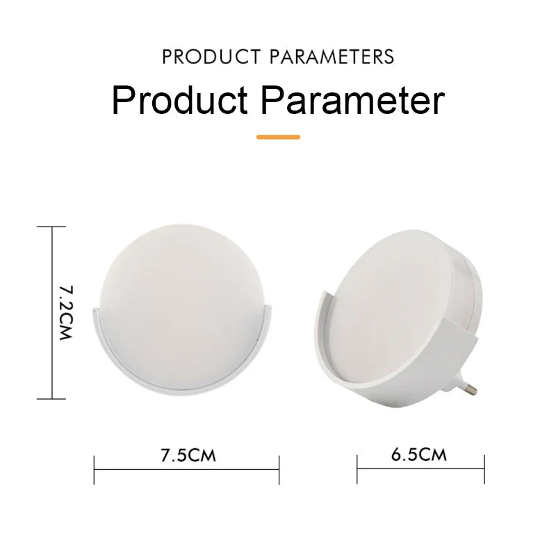 DecorBites™ LED Night Light for Baby Children Living Room Bedroom, EU Plug