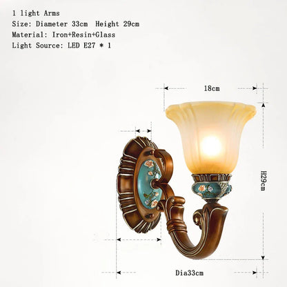 DecorBites™ Classical Resin Chandelier for Luxurious Living Room, Dining Room, and Bedroom Lighting