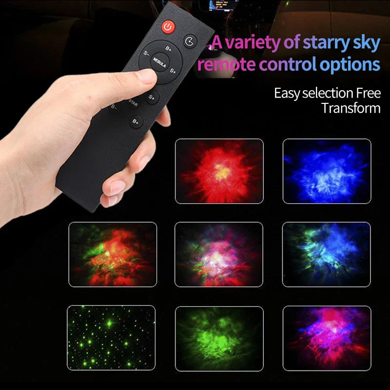 DecorBites™ Astronaut Galaxy Night Light Projector Aurora Borealis Lamp Kids Gift