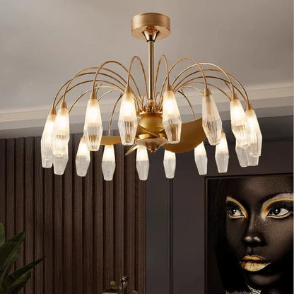 DecorBites™ Ceiling Fan Lights with LED, Modern Indoor Lighting for Living Room, Bedroom, Dining Room