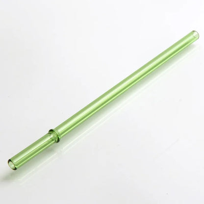 DecorBites™ Glass Bent Straw 200mm - Reusable Cold Beverage Drinking Straw
